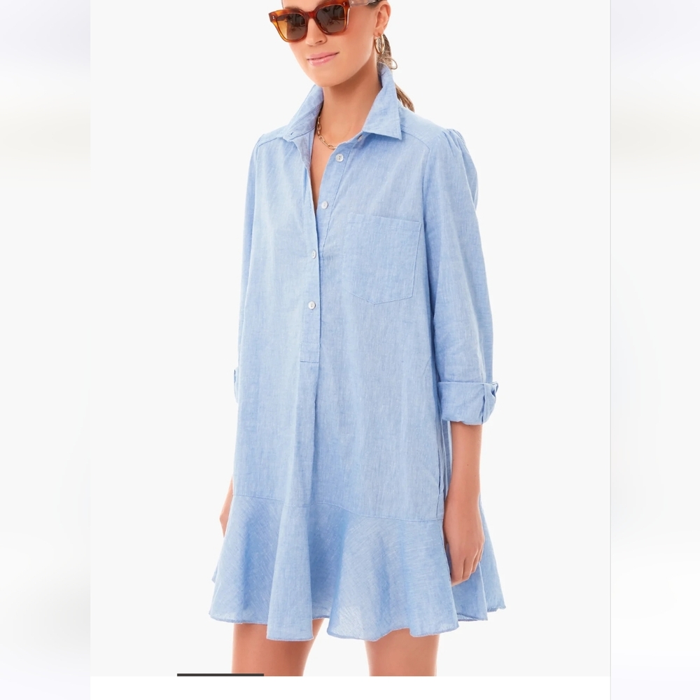 Tuckernuck Light Blue Mini Dress